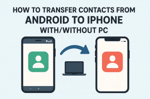 How to Transfer Contacts from Android to iPhone With/Without PC How to Transfer Contacts from Android to iPhone With/Without PC